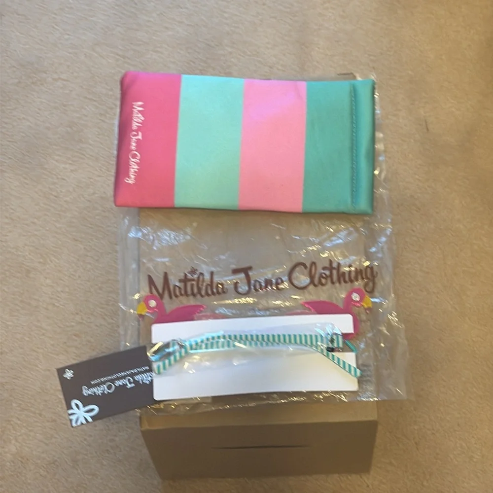Matilda Jane Girls Flamingo Sunglasses with Case NWT